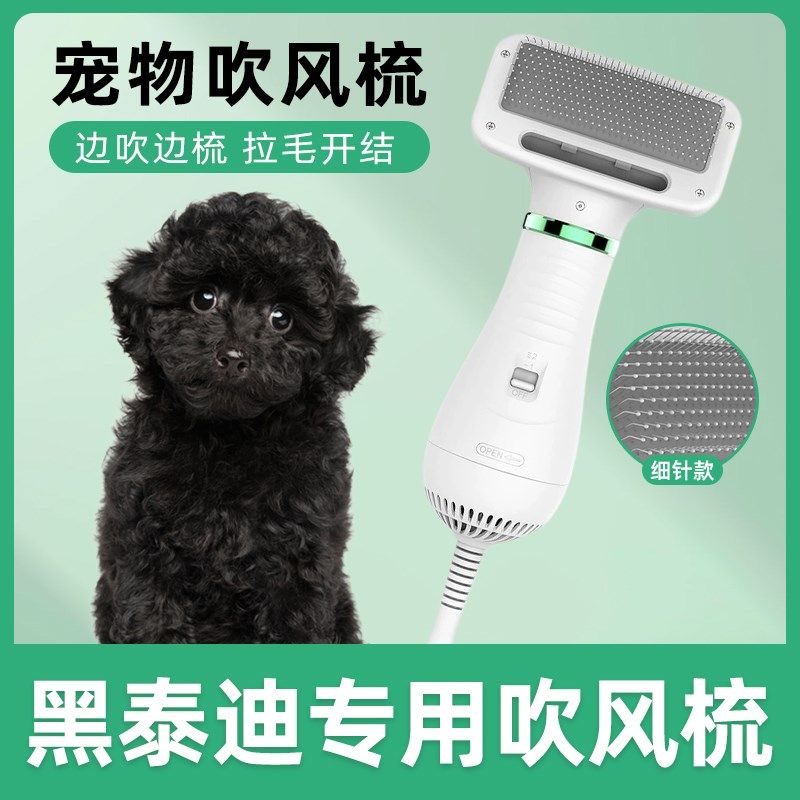 黑泰迪专用宠物吹风机拉毛一体机狗狗吹毛梳毛梳子速干洗澡烘干
