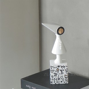 艾达公主艺术品摆件设计感轻奢高档客厅家居饰品样板房