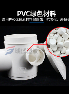 PVC多功能防臭地漏110*75*50防臭卫生间厕所下水管同层排水多功能