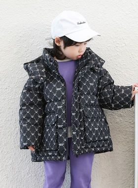 男宝羽绒服中长款2024冬季新款连帽90绒儿童羽绒服加厚保暖23917