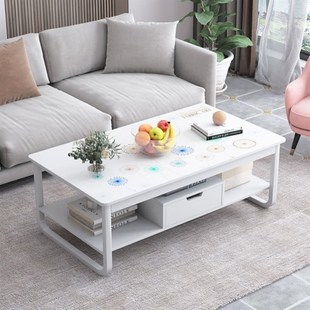 特别好看的茶几饭桌一体两用座子桌子吃饭租房实用好物长方形现代