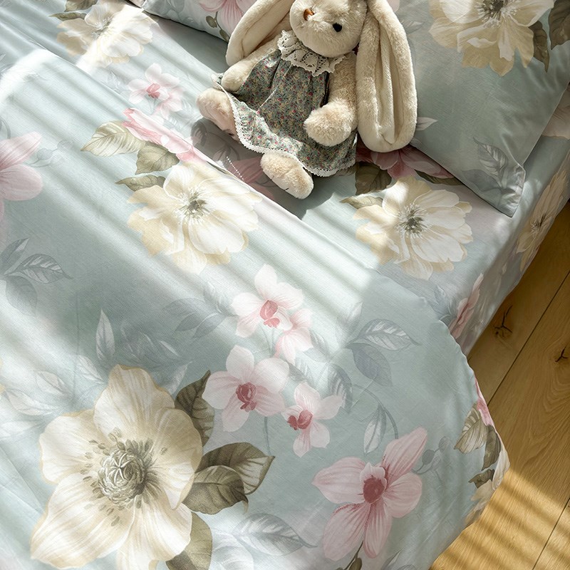 云想花裳纯棉被套单件全棉被罩180x220单独被单150x200cm1米5单人