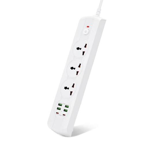 新款3位孔超载开关4USB+2TYPE-C