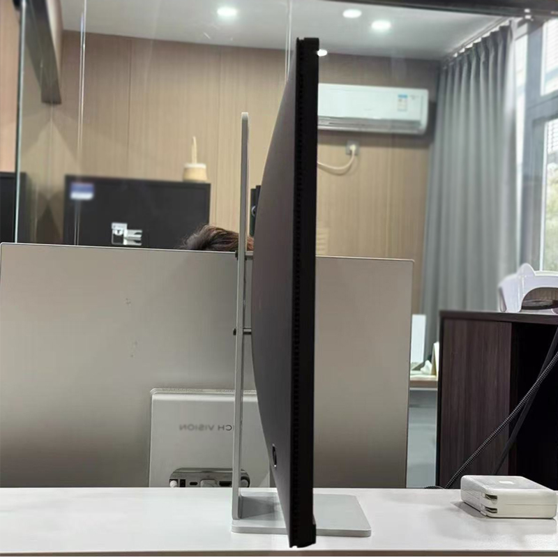 窄桌子贴墙超薄显示器支架