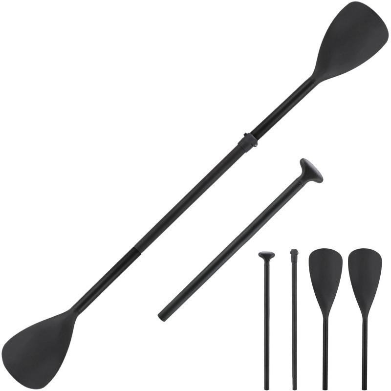 SUP冲浪板船桨可调节sup桨铝杆单头双头铝合金皮划艇充气船桨