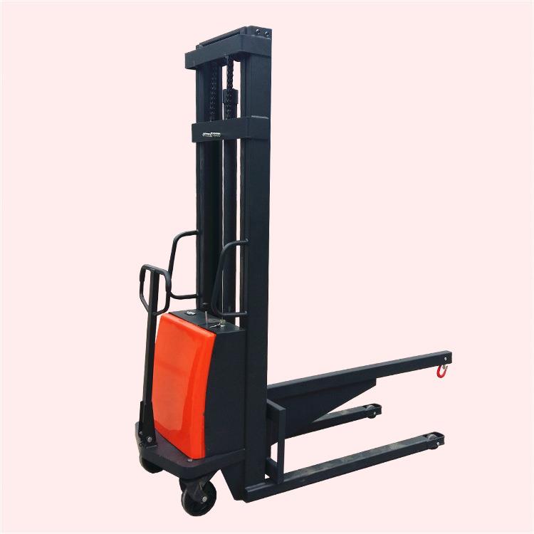 供应电瓶电动堆高车堆垛机 吊勾式液压提升机 半自动智能叉车