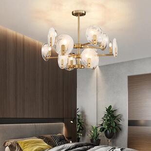 北欧后现代轻奢吊灯个性玻璃艺术复式楼别墅餐厅客厅卧室装饰吊灯