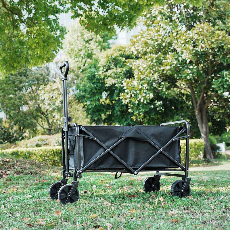 新款户外折叠野营车轻便折叠车简易拉杆营地手推车买菜摆摊小推车