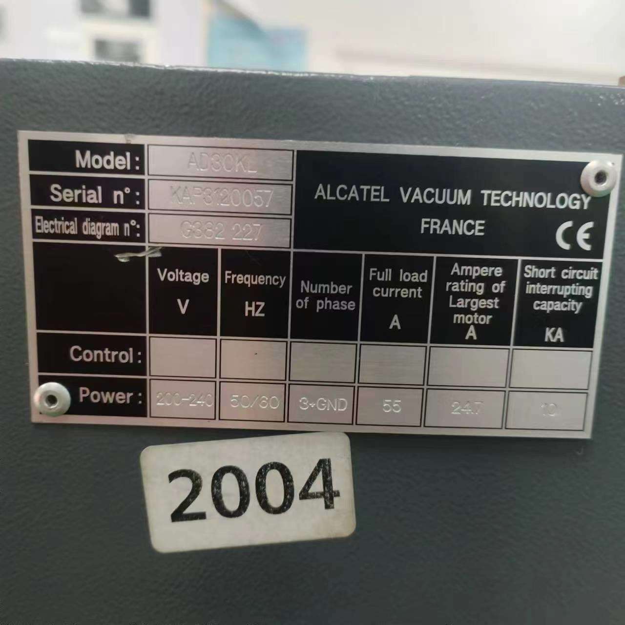 真空泵维修ADIXEN AD70KL AD30KL AD103KH AD63KH AD43KH干泵维修