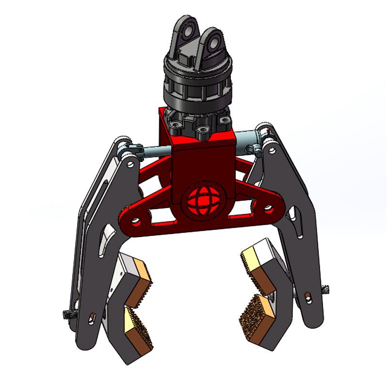 机械手夹具配件水口夹具单动双动2015S夹子1615d手指气缸气动夹具