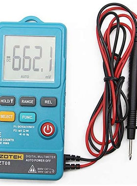 众仪袖珍式数显万用表 ZT-08