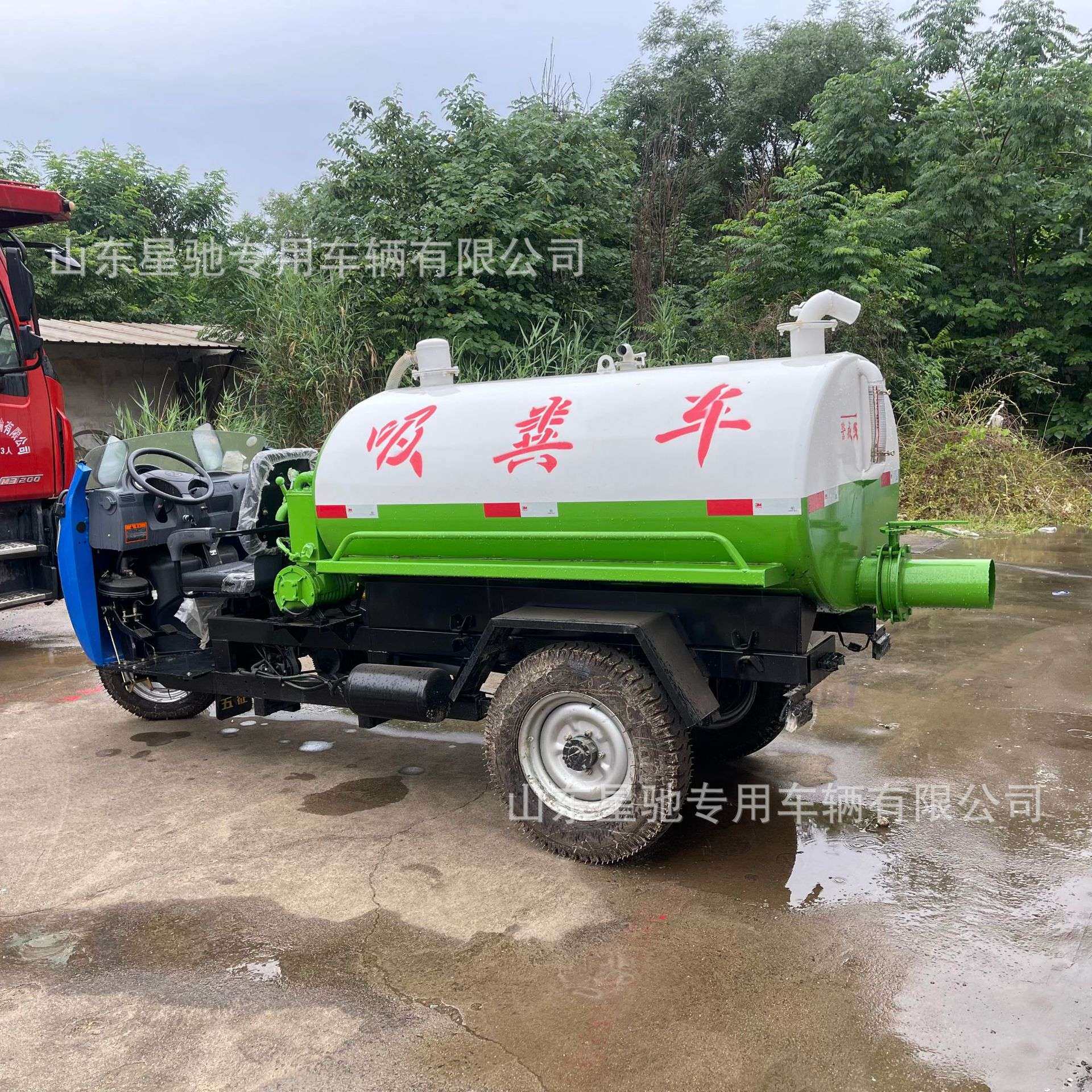 罐式农业三轮吸粪车 柴油时风三轮吸粪车 农用电动三轮吸粪车