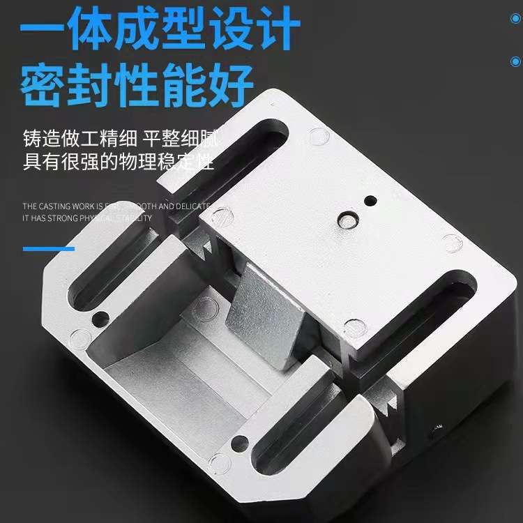 利达方形门锁加厚外装搭扣锁高品质碰拉动门锁铝合金门锁 MS880