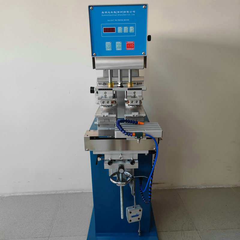 175双色油墨穿梭移印机 电子日用品移印机 小型全自动双色移印机