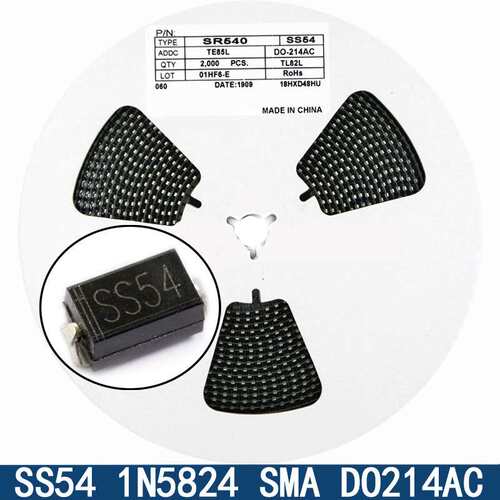 贴片肖特基二极管SS14/SS24/SS34/SS36/SS54/M7/1N5822 SMA整盘