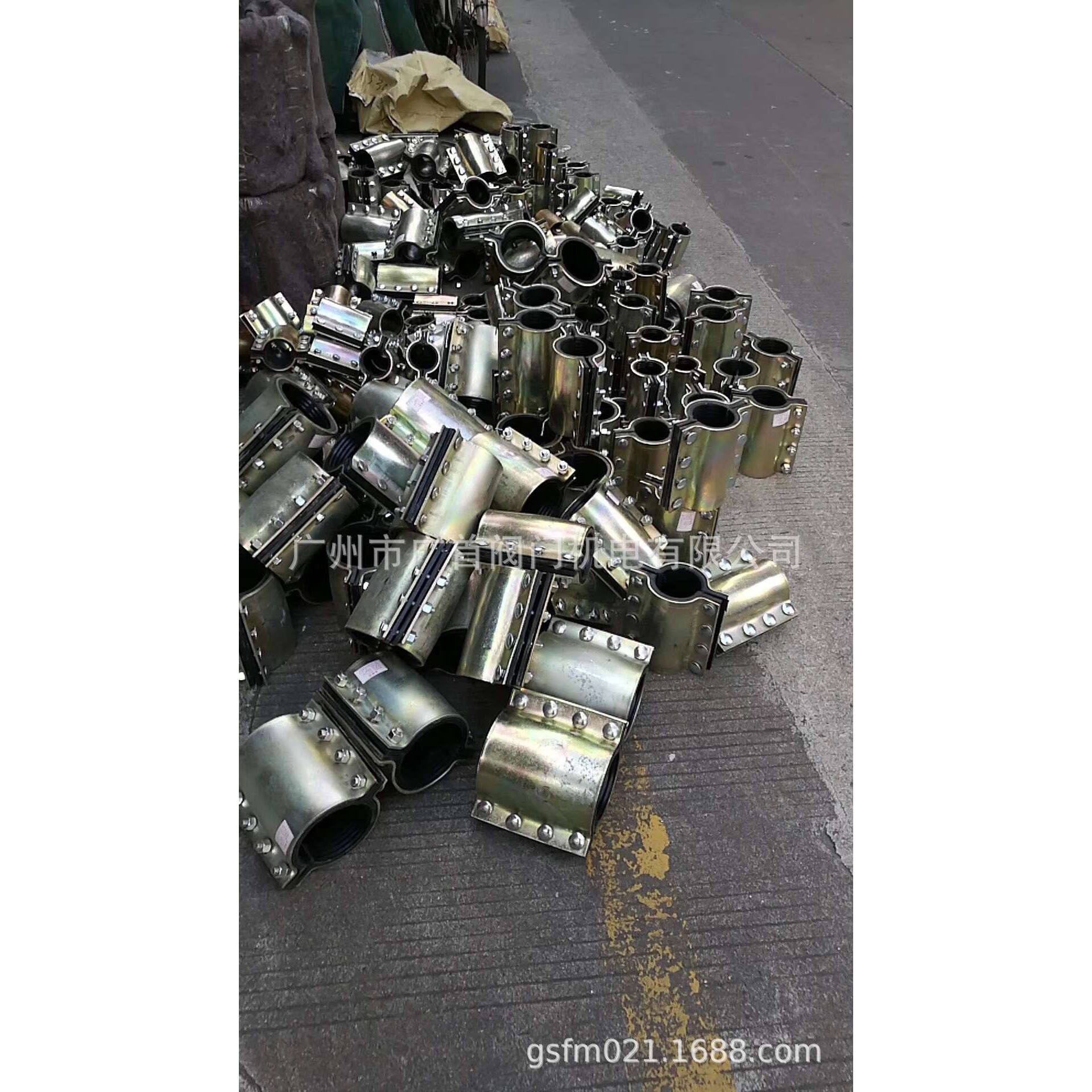 冲压哈夫节堵漏器抢修节管道堵漏快速接头开边快接抢修器