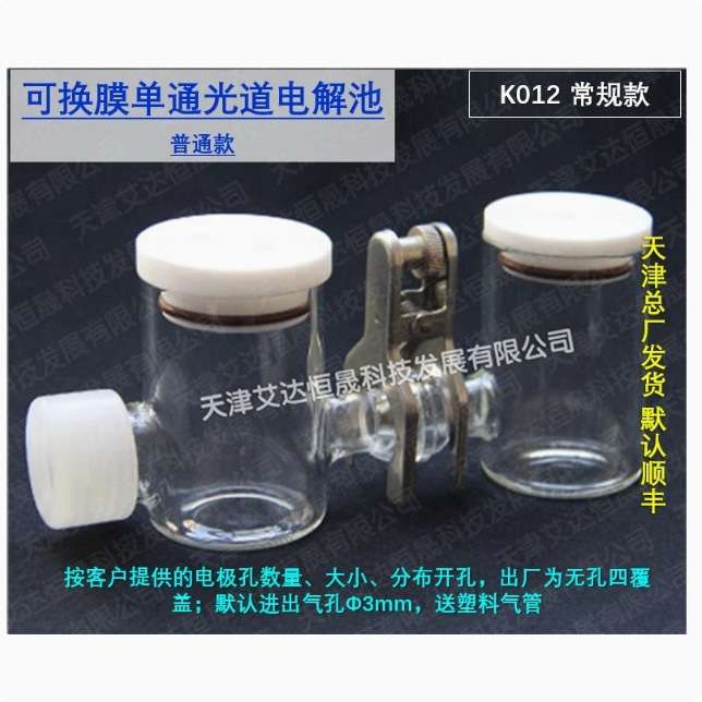 天津艾达恒晟 H型可换膜光电池 K012常规密封 原厂发货