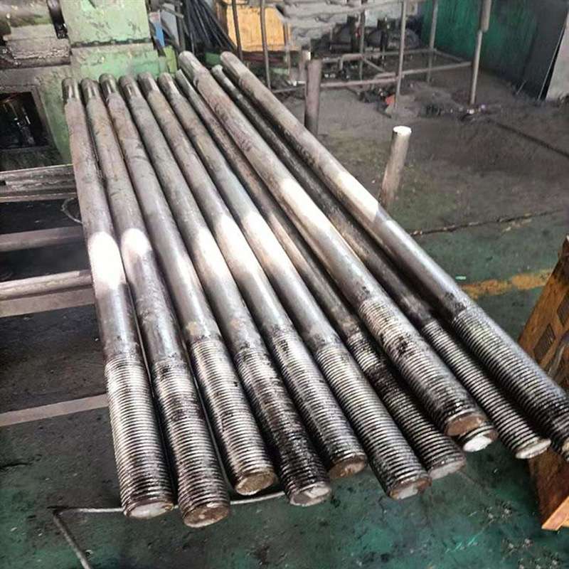 原厂出售抗震拉杆 带垫片螺母抗震加固纵拉杆 桥梁抗震双头拉杆