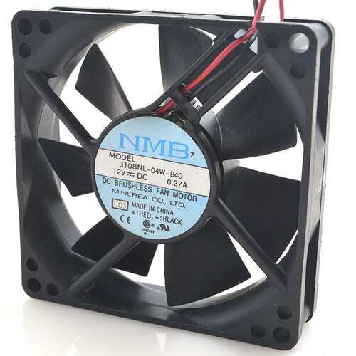 出售原装NMB 3108NL-04W-B40 12V 0.27A 8CM 8020 2线 散热风扇