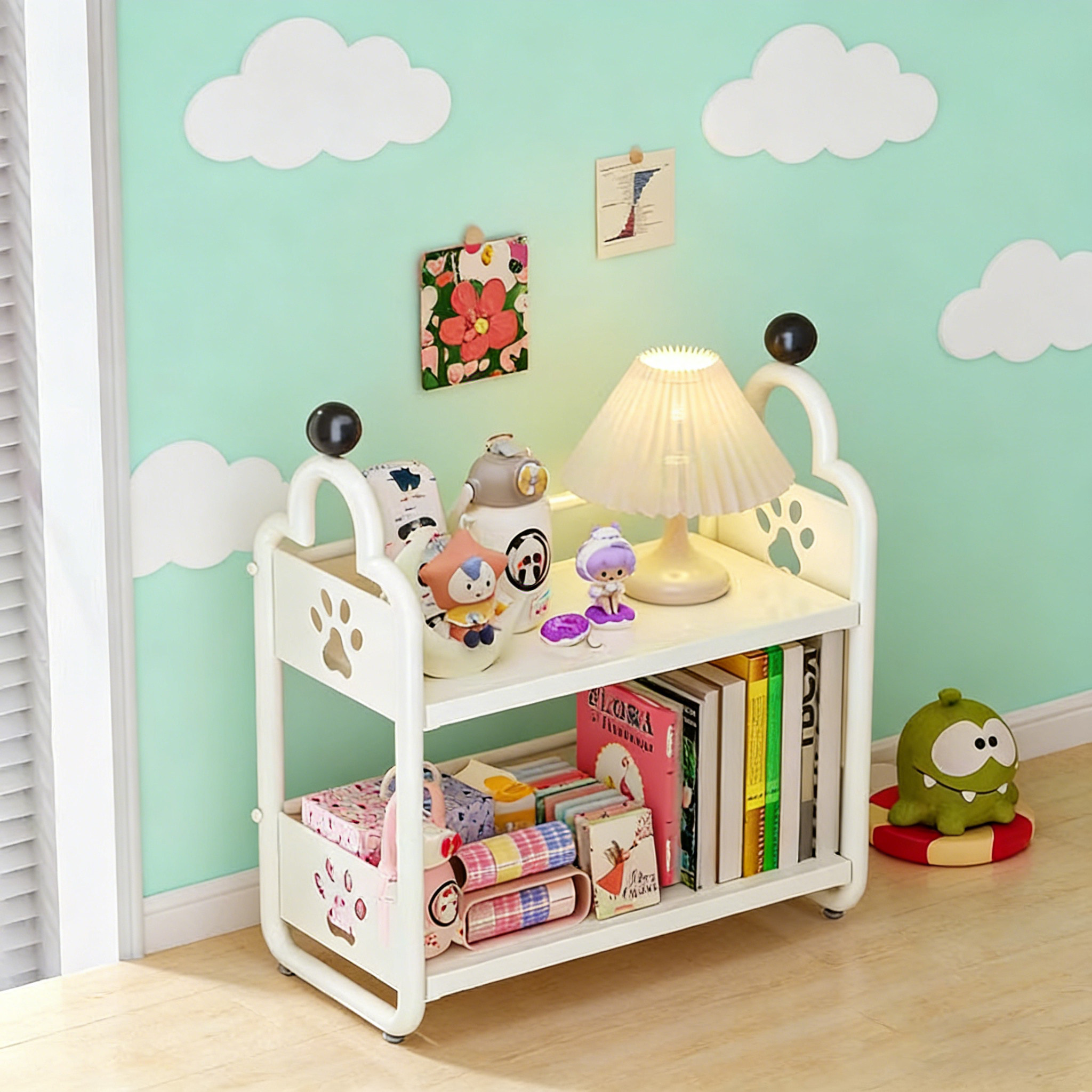 儿童书架可移动玩具书本储物架桌面收纳置物架家用绘本架小书柜,住宅家具,儿童书架,淘宝优惠券,粉丝福利购,淘宝优惠卷