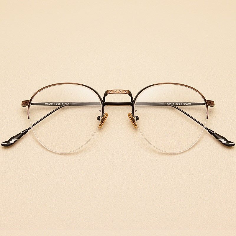 复古潮款细框眼镜架 男款金属圆形眼镜框 配近视眼镜女潮配防蓝光,ZIPPO/瑞士军刀/眼镜,眼镜架,淘宝优惠券,粉丝福利购,淘宝优惠卷