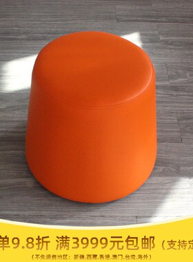 时尚皮凳订制 黄色皮艺沙发凳 时装店坐凳 试鞋凳 换鞋凳多色可选