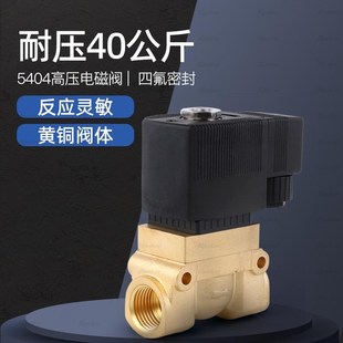 04吹瓶机高压气阀耐高温常闭蒸汽阀1寸 气动高压电磁阀5404