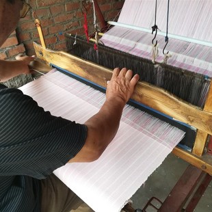 纯棉手工老土布床单凉席定做床笠枕套儿童凉席全棉手织山东老粗布