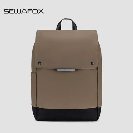 北欧风双肩包男女商务通勤户外登山笔记本电脑包学生书包防水背包