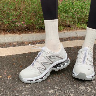 休闲鞋隐形内增高7厘米女鞋运动鞋网纱拼色小尖头