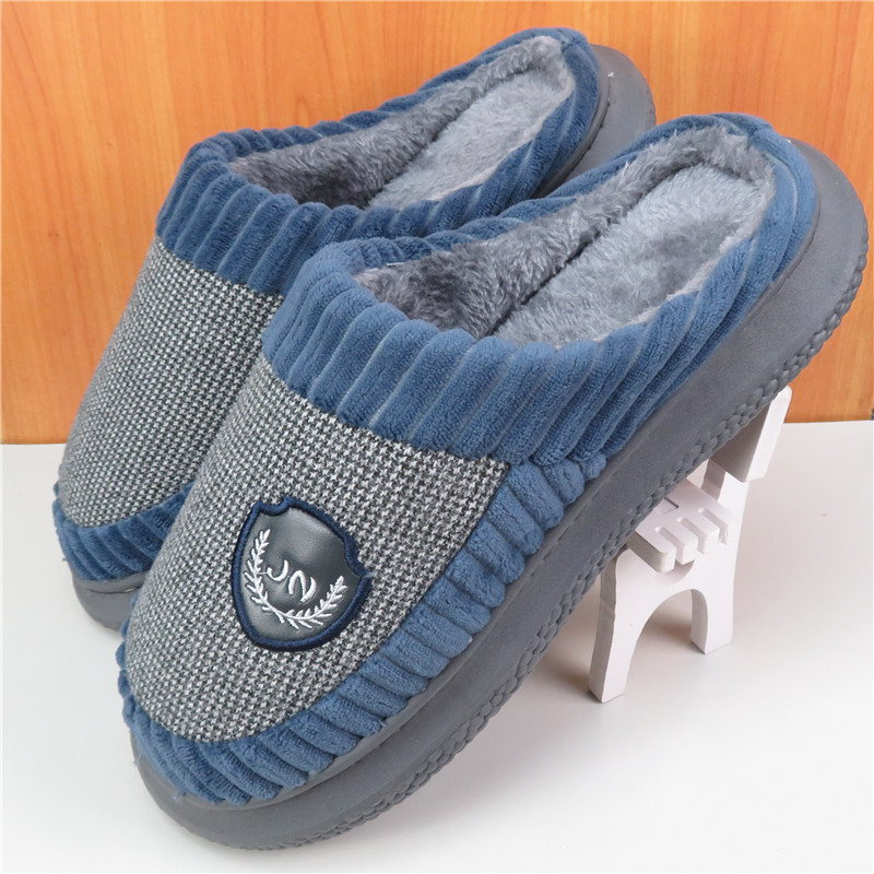 新款冬季棉拖鞋男50特大号49加肥48大尺码47居家厚底保暖加绒棉拖