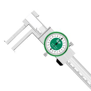 西瓦卡带表卡尺内沟槽卡尺8-150 200 300内径卡尺沟槽卡尺内孔尺
