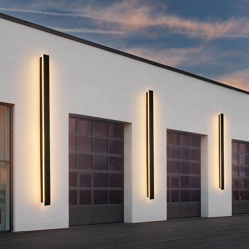 LED现代简约壁灯欧式创意长条户外挂壁灯阳台楼梯过道外墙庭院灯