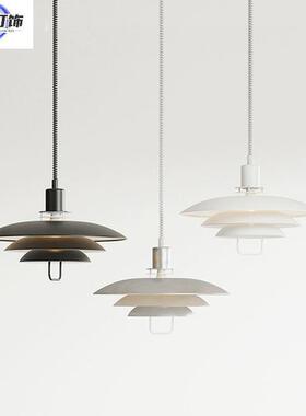 丹麦Primus设计师款餐厅灯北欧吧台灯可拉伸可升降伸缩PH飞碟吊灯