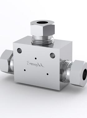 世伟洛克T9HF60不锈钢IPT系列三通接头9/16 in. 高压锥形和内螺纹