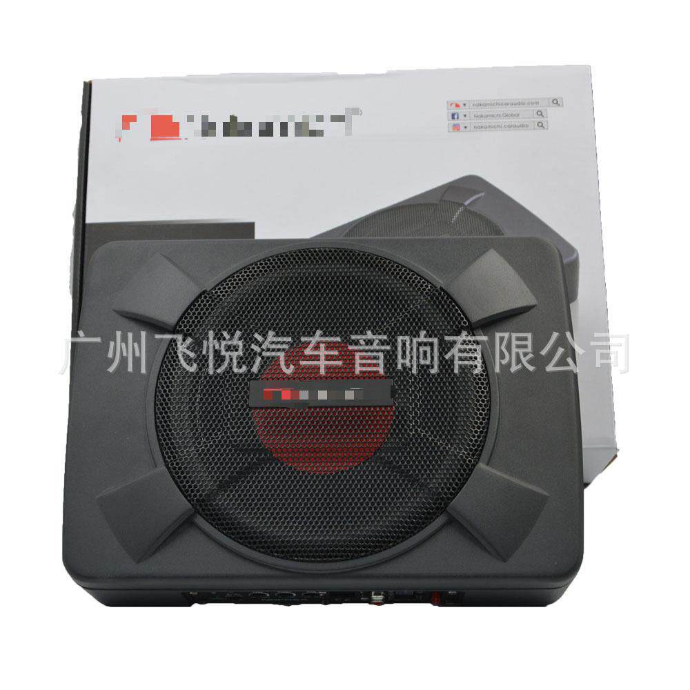厂家车载音响12v大功率1000w有源8寸汽车超薄炮低音炮NBF08A