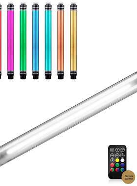 RGB外拍防水手持LED补光棒 1000LUX高亮三脚架相机摄影补光灯