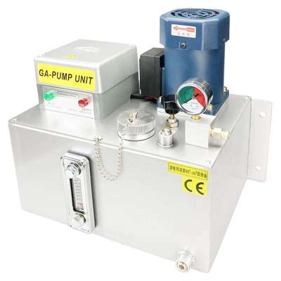 PLC半自动连续打油工作电动油泵 380伏220伏 8升带回油过滤润滑站