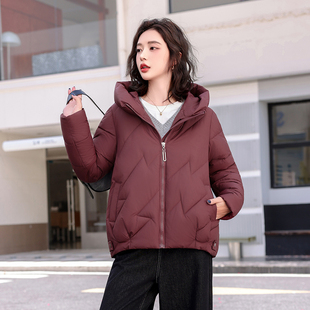 外套妈妈冬装 2025年冬季 加厚宽松保暖韩版 大码 老钱风棉服外套 短款