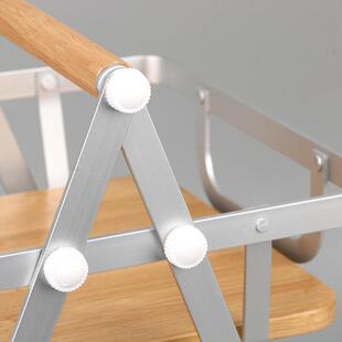 厂家直供双层铝质置物架简约田园收纳架厨房客厅桌面置物架家用