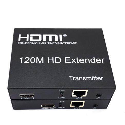 hdmi高清音视频网线传输器120米HDMI转rj45100米网络延长器1080P