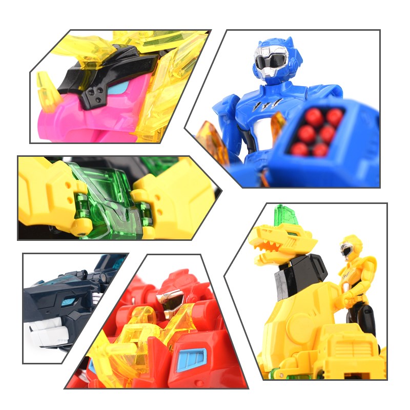 之版迷你特工队正超器恐龙力量2合体机甲变形机级人儿童男女玩具