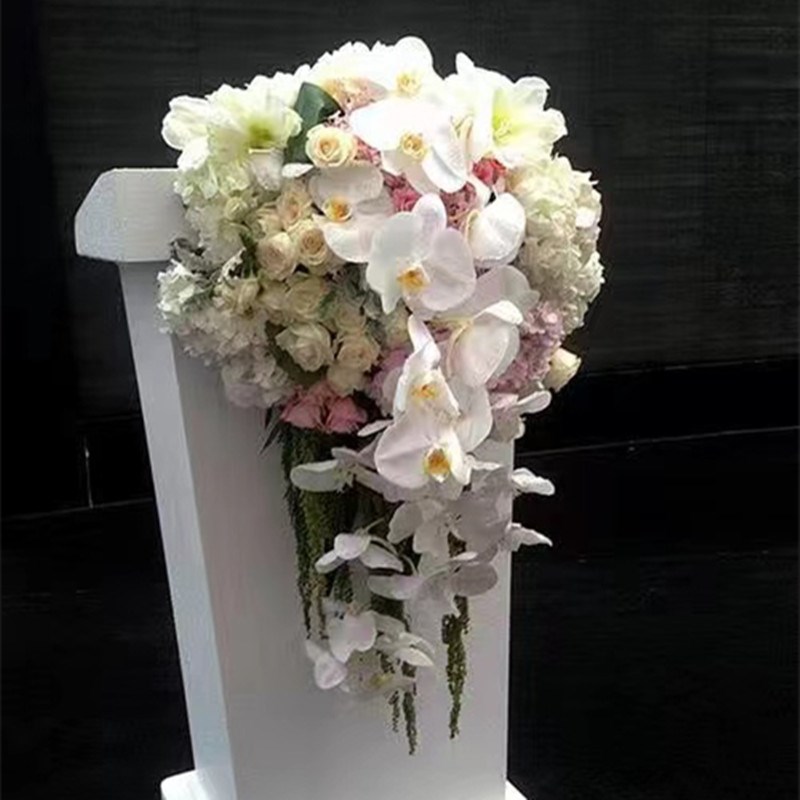 北京讲花台演讲台鲜花会议室桌花桌摆花宴会办公室艺务商术插花