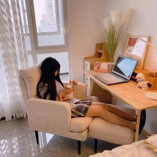 电脑椅子家用舒适久坐宿舍卧室书房懒人电竞沙发椅靠背可躺休闲椅