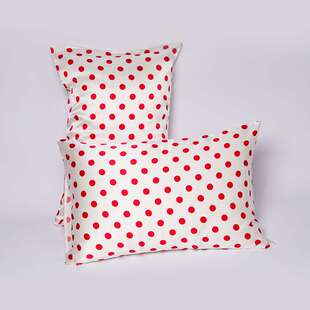 19姆米真丝枕套双面波点印花100桑蚕丝枕头套信封式睡眠亲肤