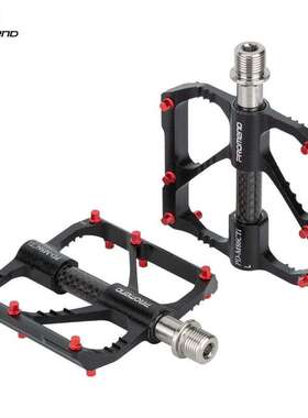 PROMEND钛轴碳管自行车脚踏 86T山地车3培林脚蹬公路车骑行脚踏板