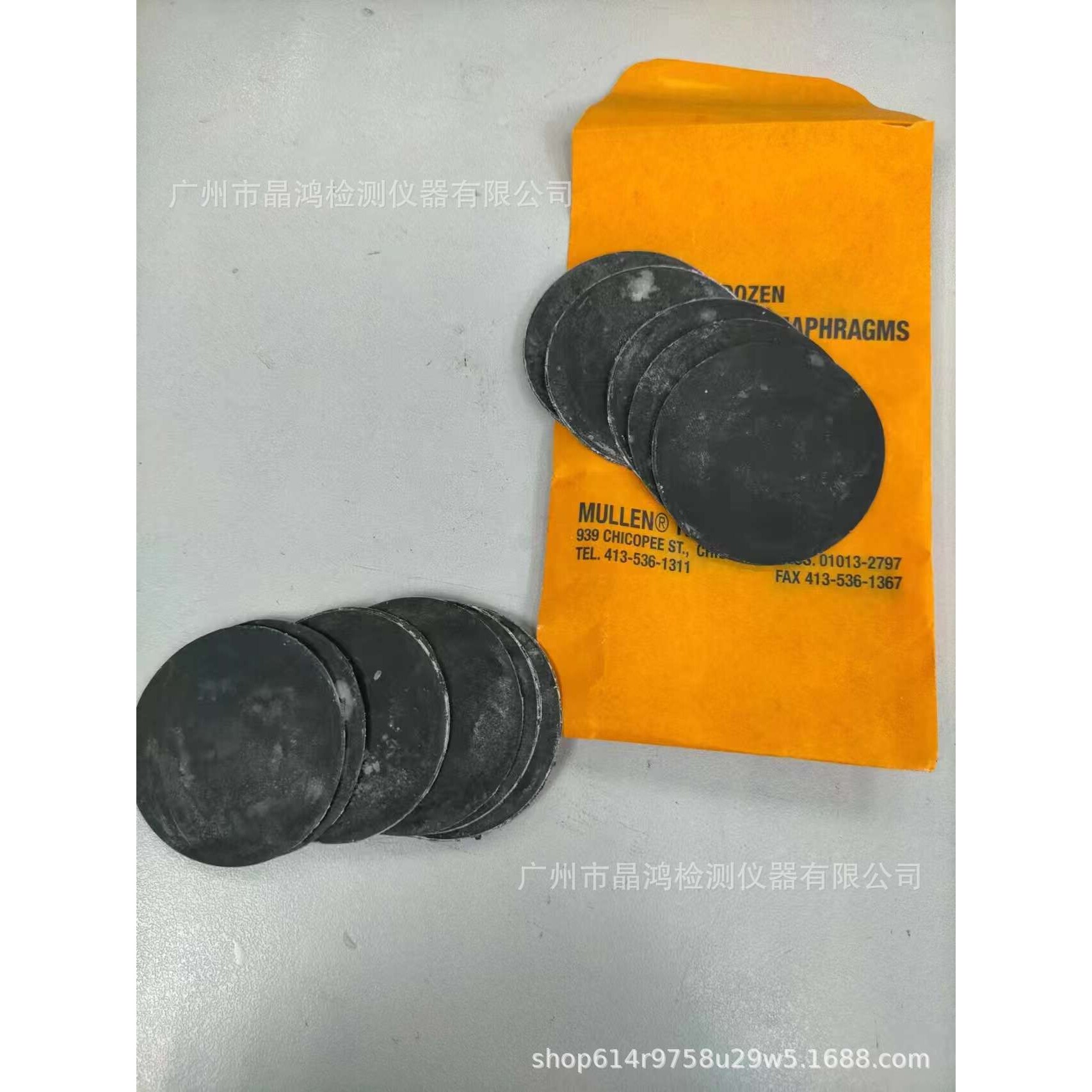 Mullen   C 520橡皮膜ASTMD3786织物胀破仪mullen  C  Tester12片