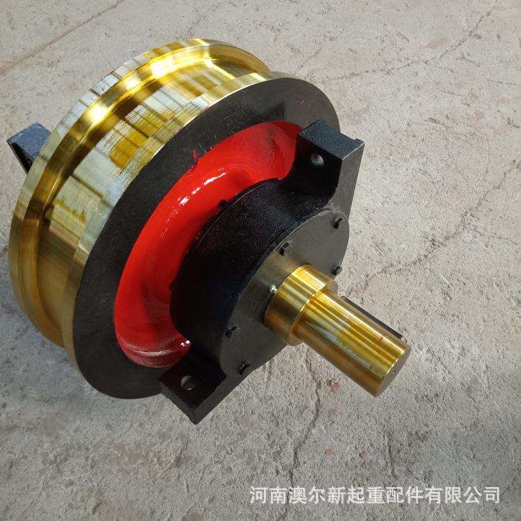 50SIMn锻打天车行走轮 起重机轨道行车轮 起重机车轮组