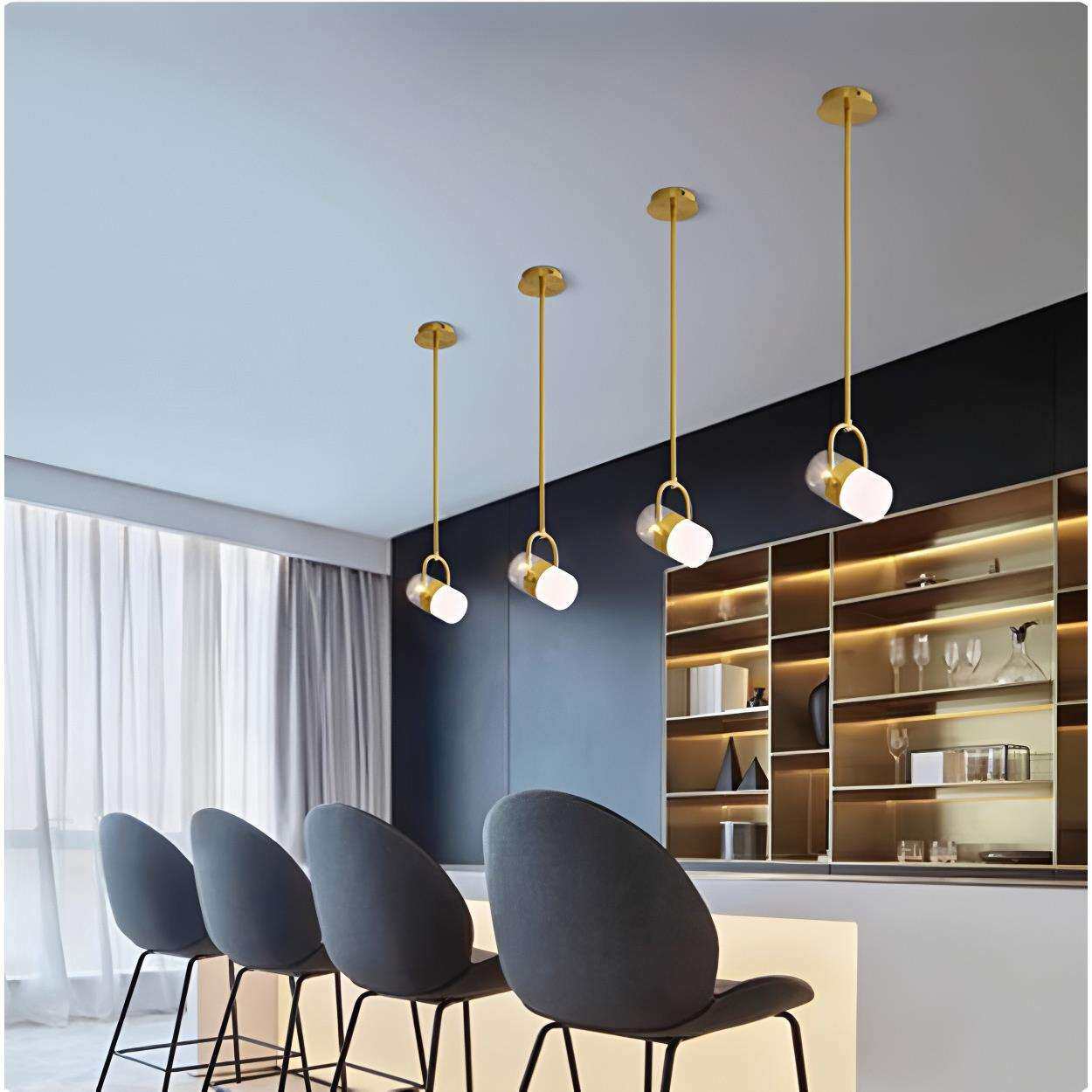 新款圆筒设计斜射吊灯现代北欧室内客厅厨房吸顶吊灯工厂