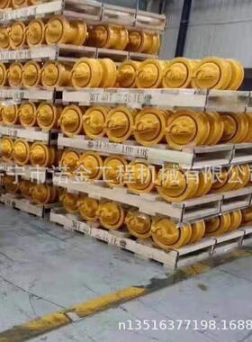 卡特324链条支重轮挖掘机履带总成全车四轮一带